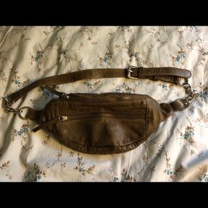 Free People leather fanny pack belt bag